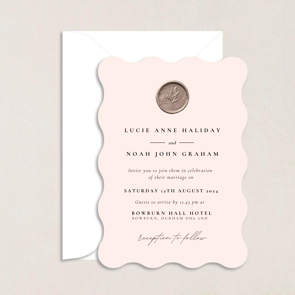 Lucie Wedding Invitations - The Ivy Collection | Luxury Wedding Stationery