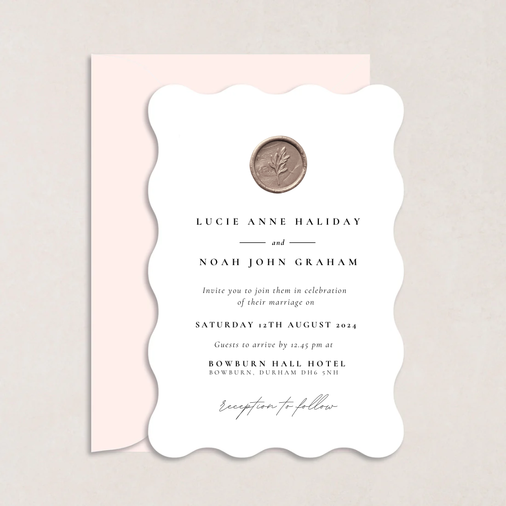 Lucie Wedding Invitations - The Ivy Collection | Luxury Wedding Stationery
