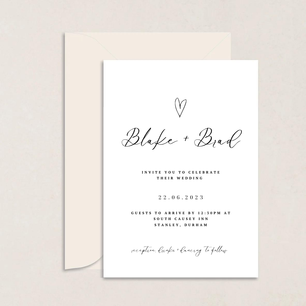 Blake Wedding Invitations