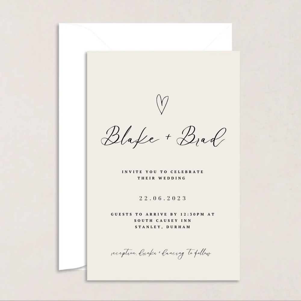 Blake Wedding Invitations