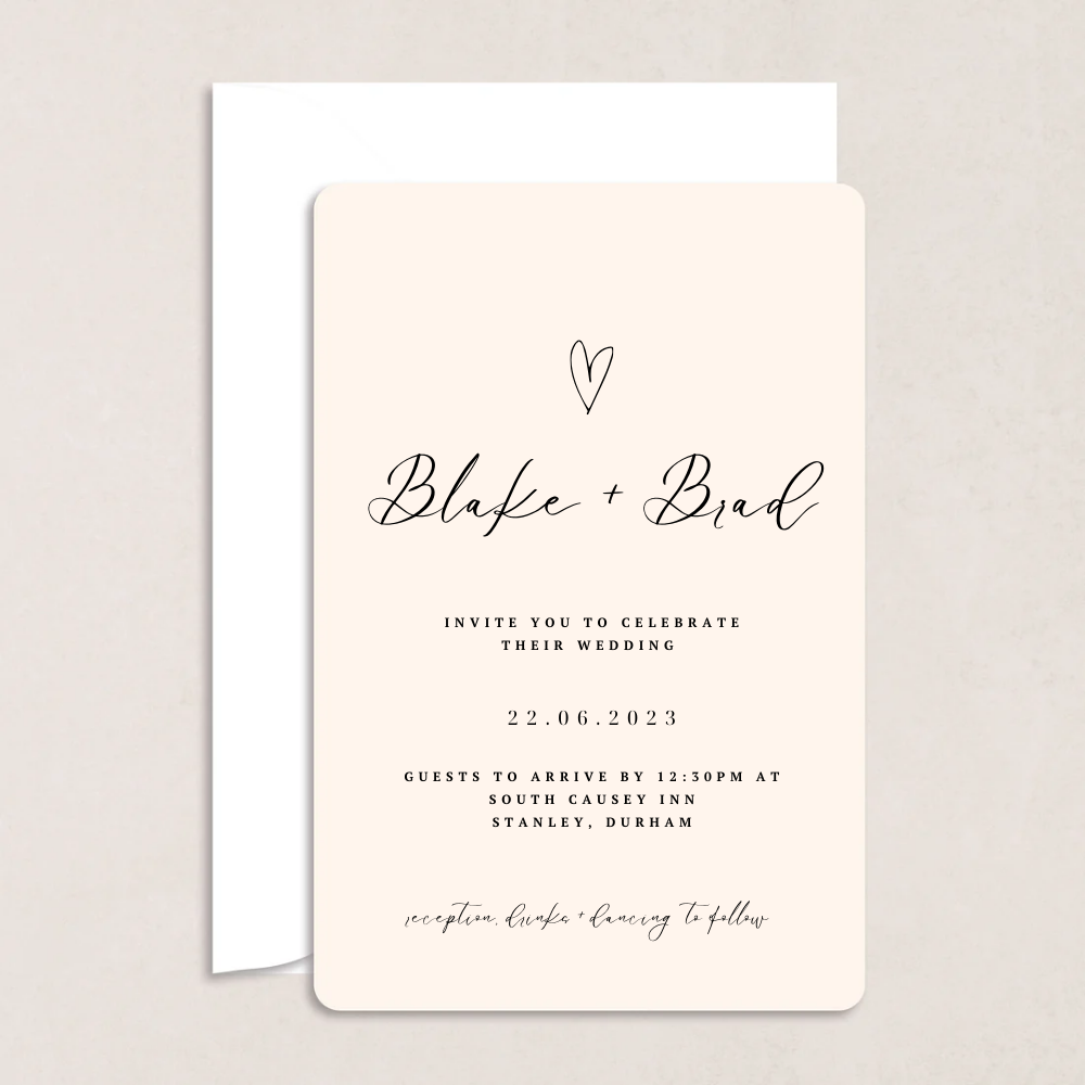 Blake Wedding Invitations