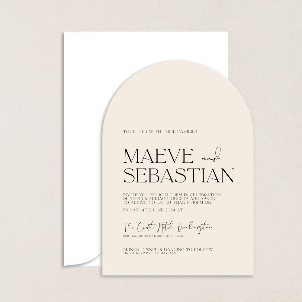Maeve Wedding Invitations - The Ivy Collection | Luxury Wedding Stationery