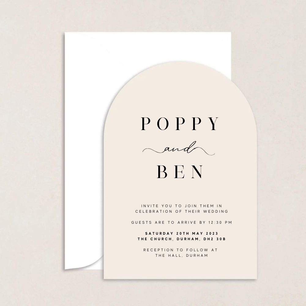 Poppy Wedding Invitations