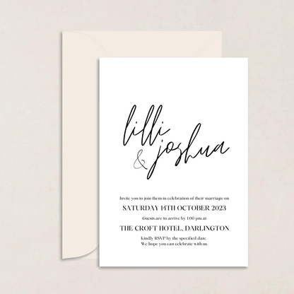 Lilli Wedding Invitations