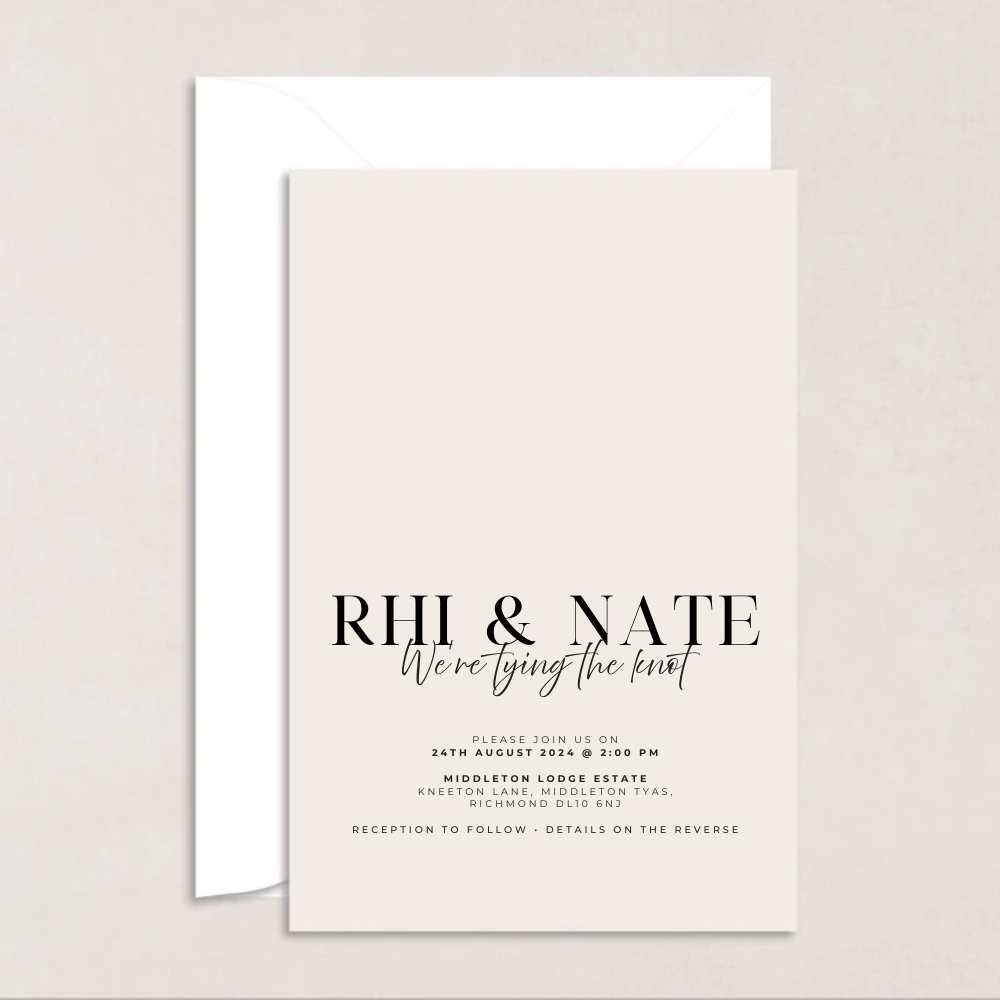 Rhi Wedding Invitations - The Ivy Collection | Luxury Wedding Stationery