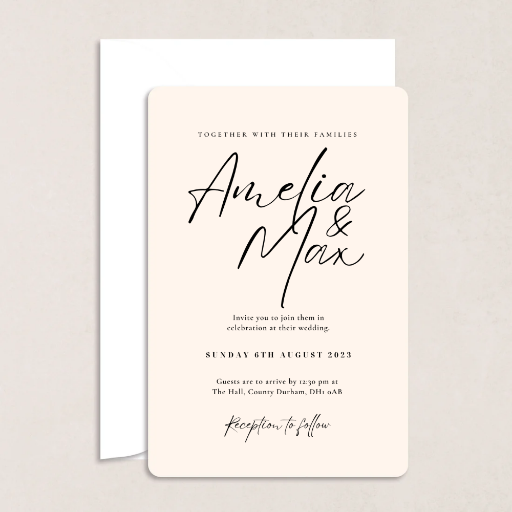 Amelia Wedding Invitations - The Ivy Collection | Luxury Wedding Stationery