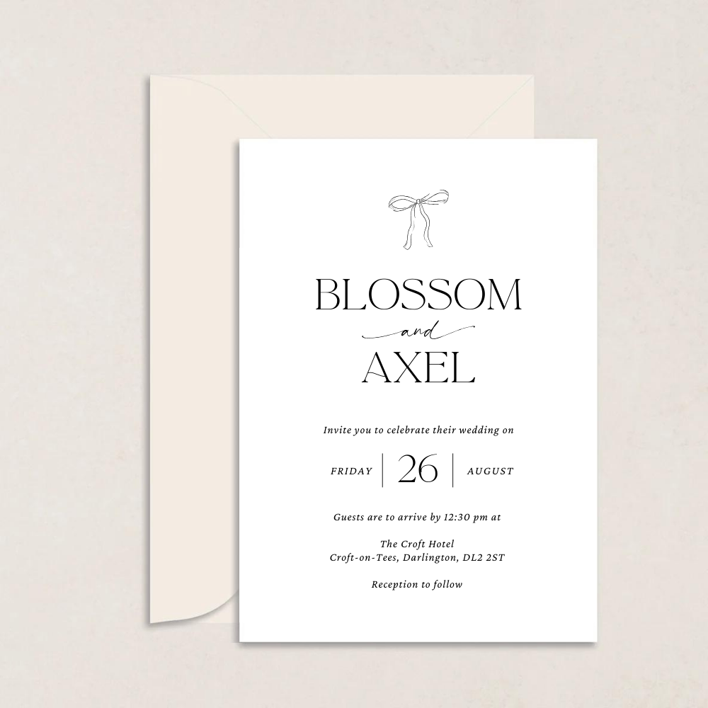 Blossom Wedding Invitations - The Ivy Collection | Luxury Wedding Stationery