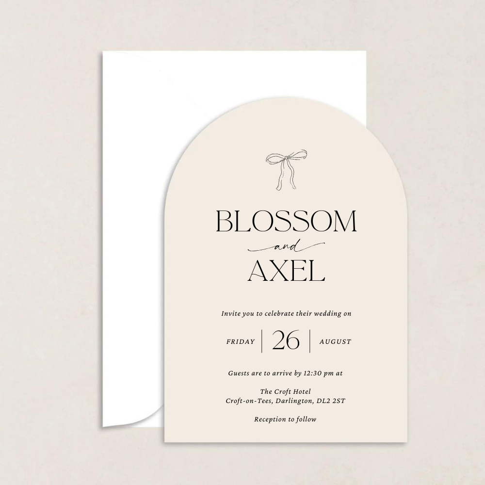 Blossom Wedding Invitations - The Ivy Collection | Luxury Wedding Stationery