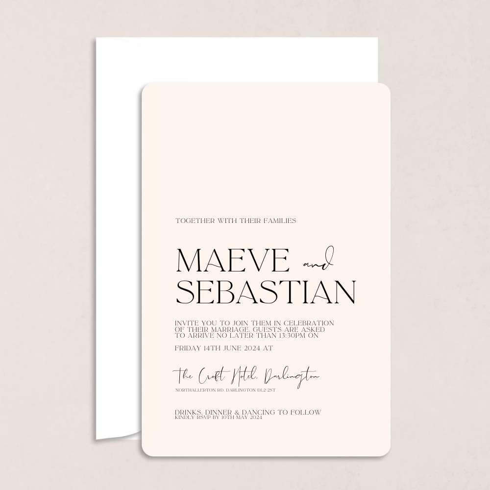 Maeve Wedding Invitations - The Ivy Collection | Luxury Wedding Stationery