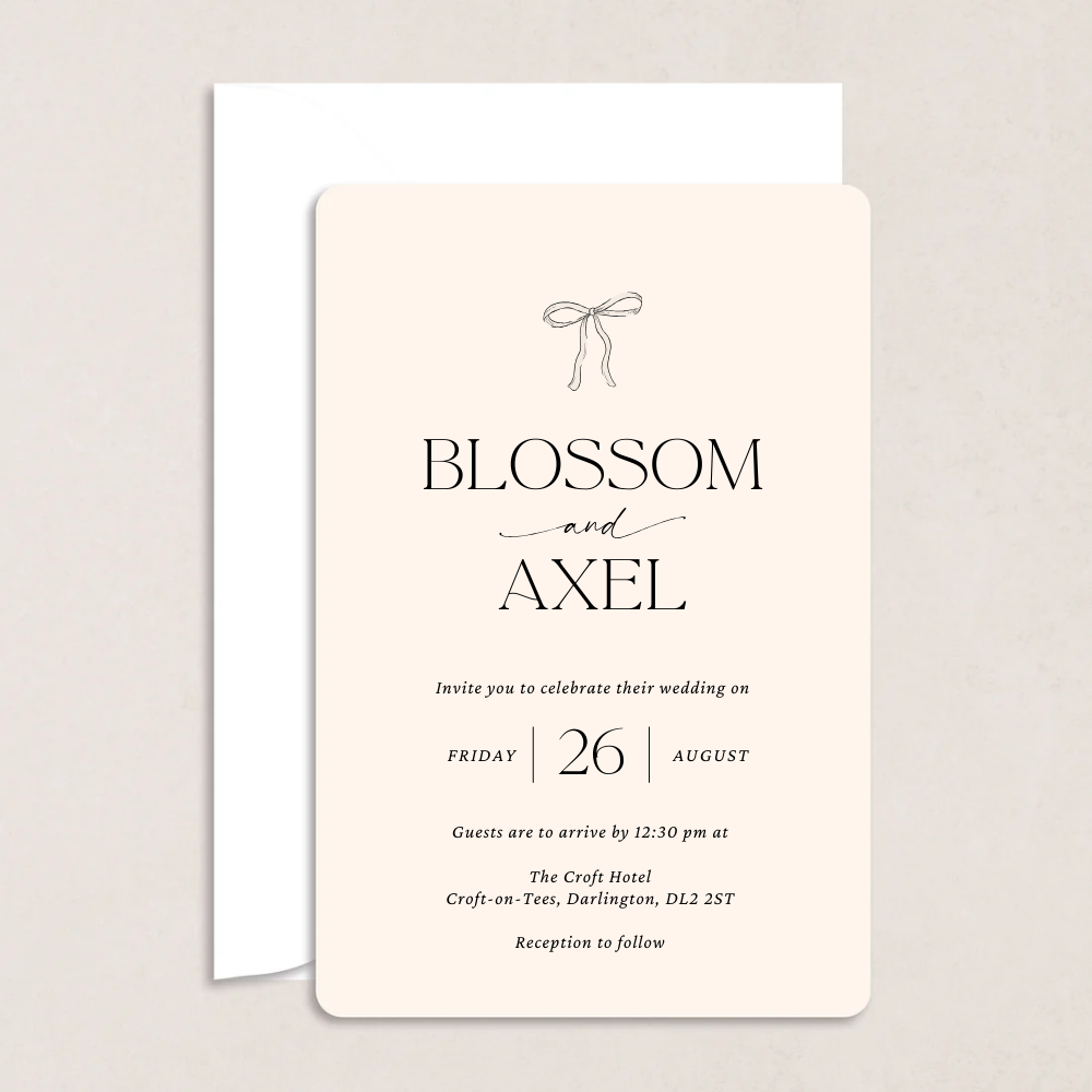 Blossom Wedding Invitations - The Ivy Collection | Luxury Wedding Stationery