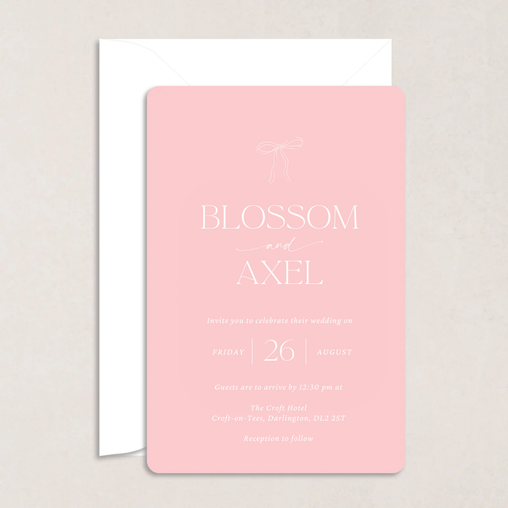 Blossom Wedding Invitations - The Ivy Collection | Luxury Wedding Stationery