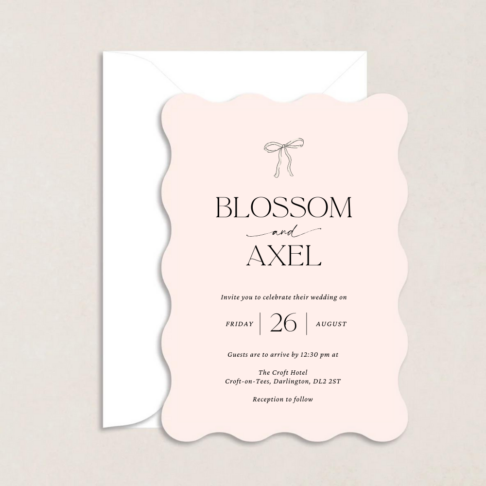 Blossom Wedding Invitations - The Ivy Collection | Luxury Wedding Stationery