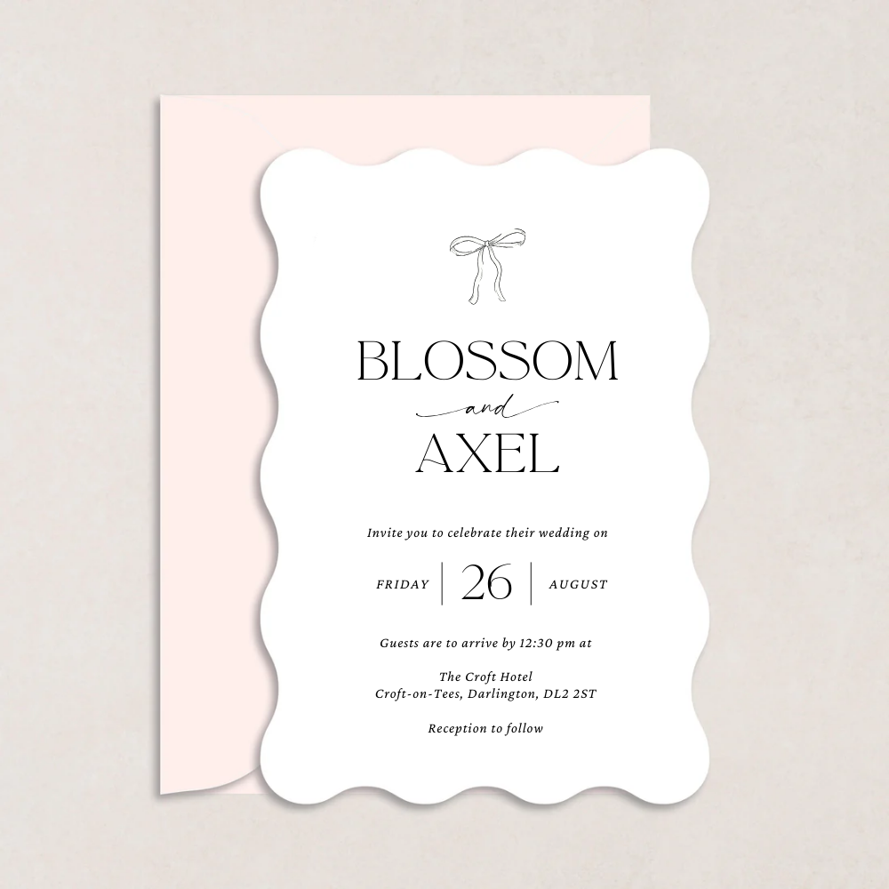 Blossom Wedding Invitations - The Ivy Collection | Luxury Wedding Stationery