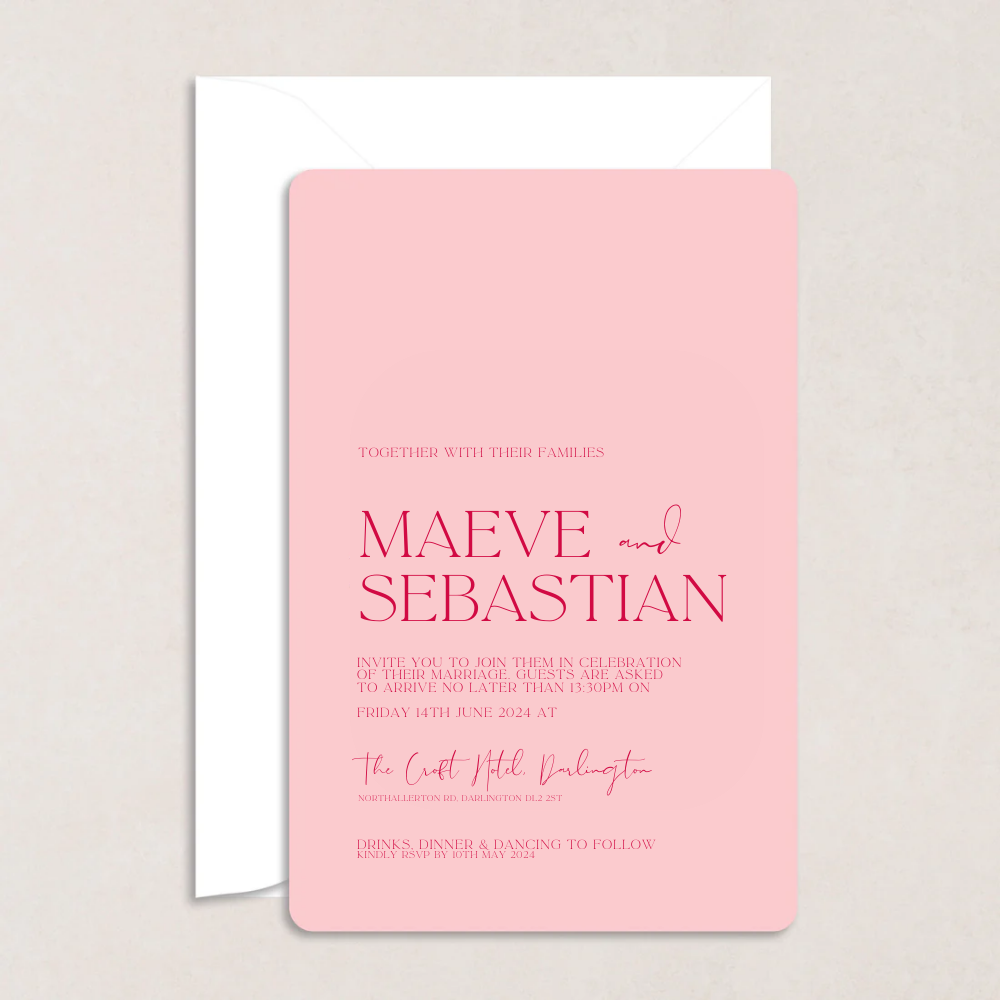 Maeve Wedding Invitations - The Ivy Collection | Luxury Wedding Stationery