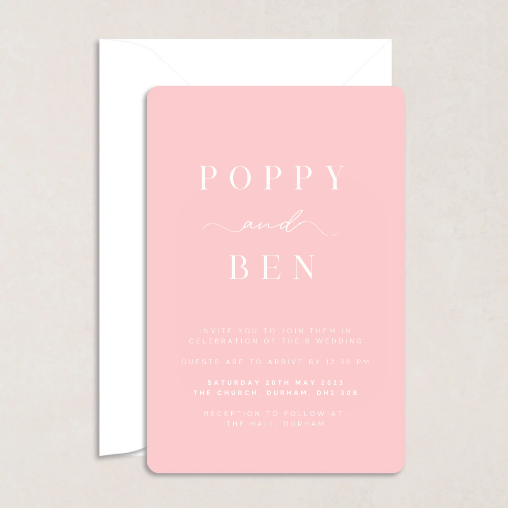 Poppy Wedding Invitations