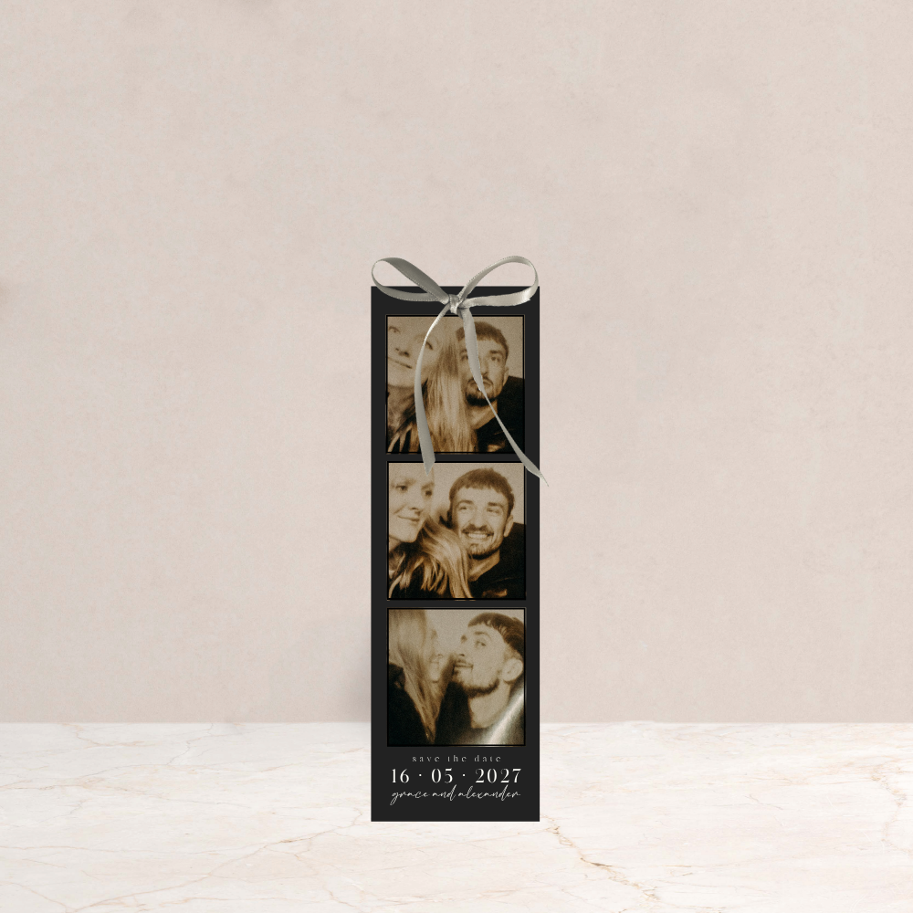 Grace Photo Booth Strip Wedding Save the Date