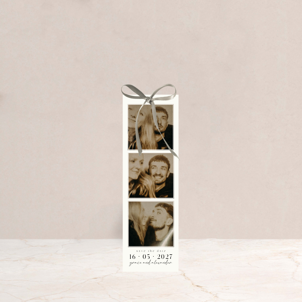 Grace Photo Booth Strip Wedding Save the Date