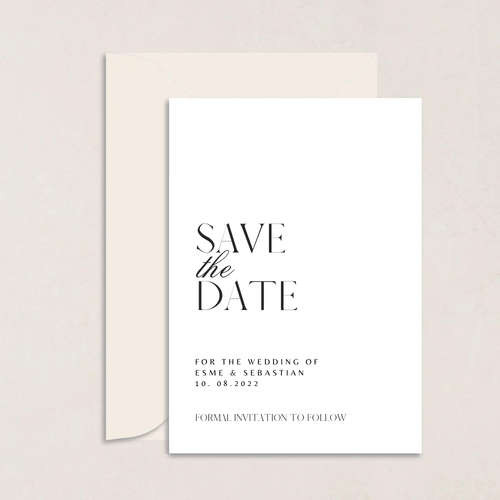 Esme Wedding Save the Date
