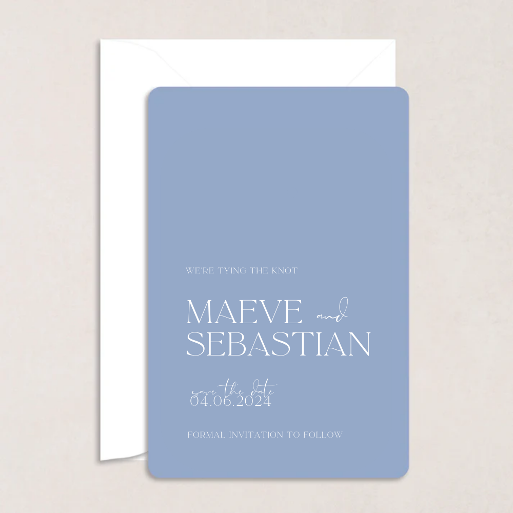 Maeve Wedding Save the Date - The Ivy Collection | Luxury Wedding Stationery
