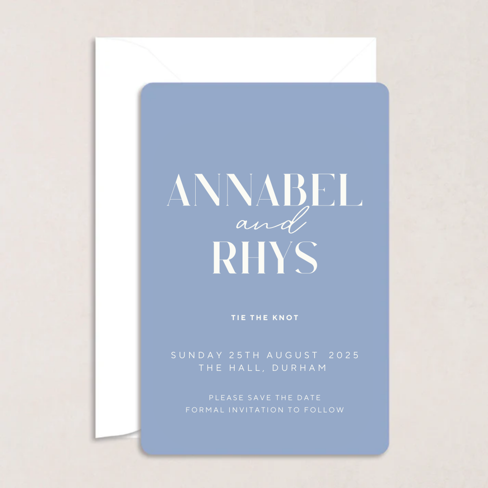 Annabel Wedding Save the Date - The Ivy Collection | Luxury Wedding Stationery