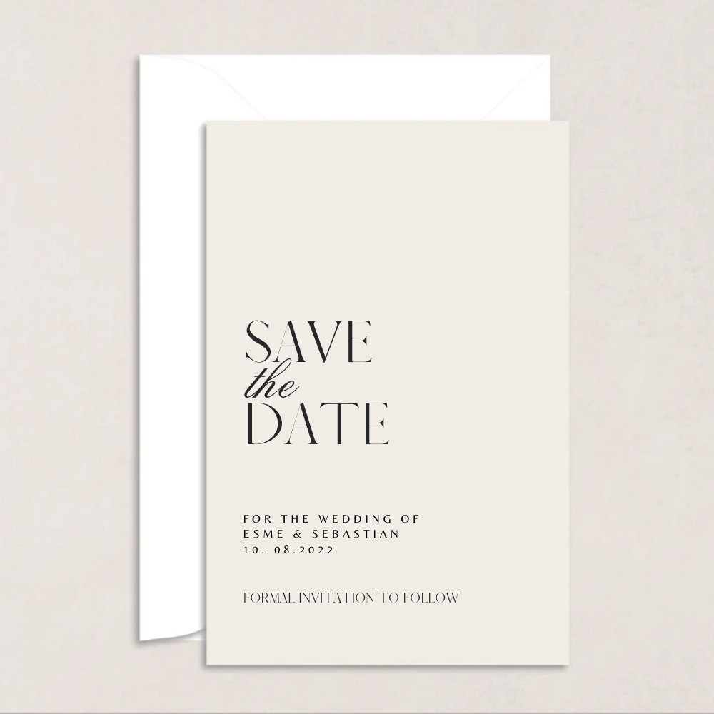 Esme Wedding Save the Date