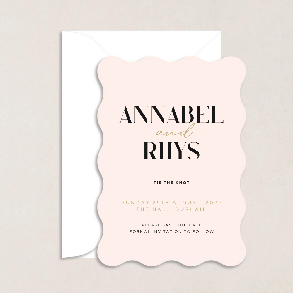 Annabel Wedding Save the Date - The Ivy Collection | Luxury Wedding Stationery