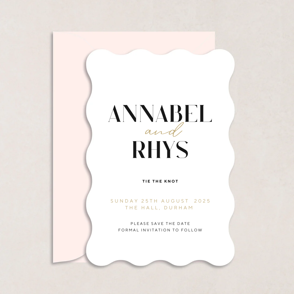 Annabel Wedding Save the Date - The Ivy Collection | Luxury Wedding Stationery
