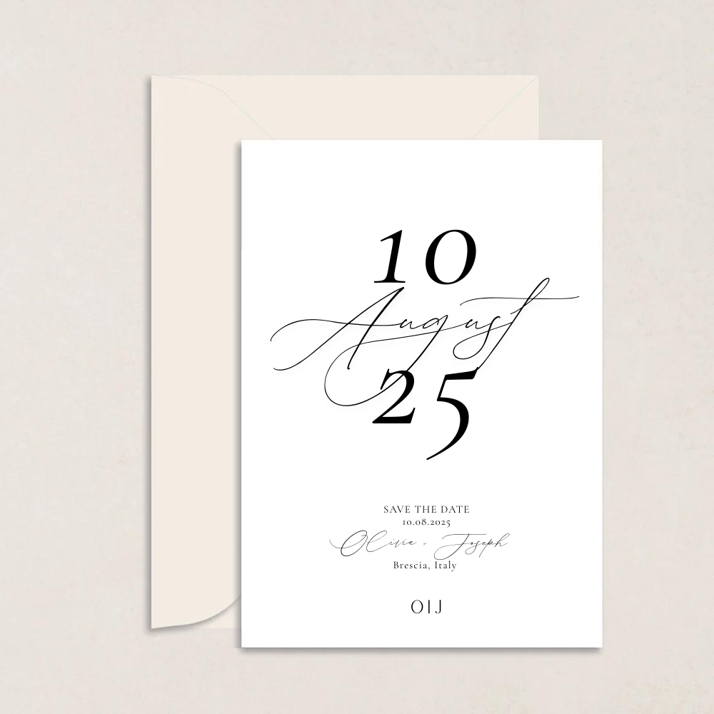 Olivia Wedding Save the Date