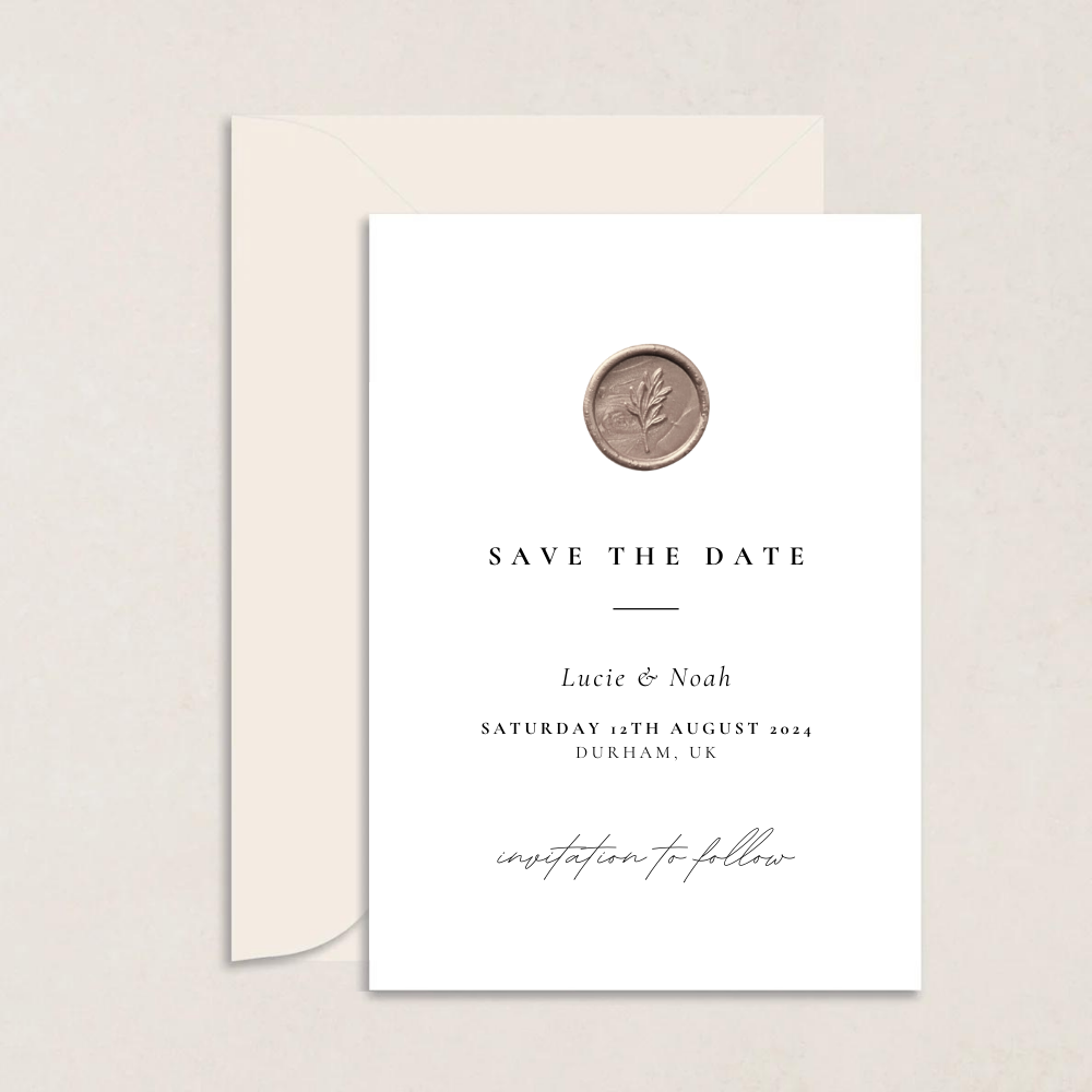 Lucie Wedding Save the Date