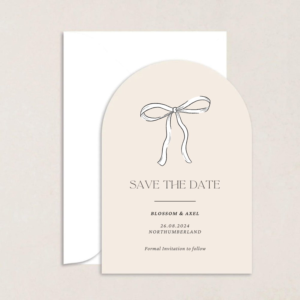 Blossom Wedding Save the Date - The Ivy Collection | Luxury Wedding Stationery