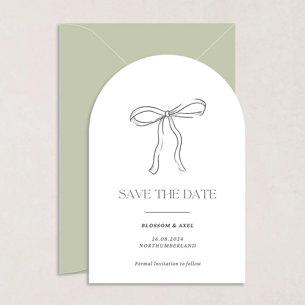 Blossom Wedding Save the Date - The Ivy Collection | Luxury Wedding Stationery