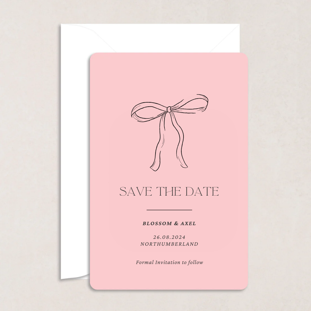 Blossom Wedding Save the Date - The Ivy Collection | Luxury Wedding Stationery