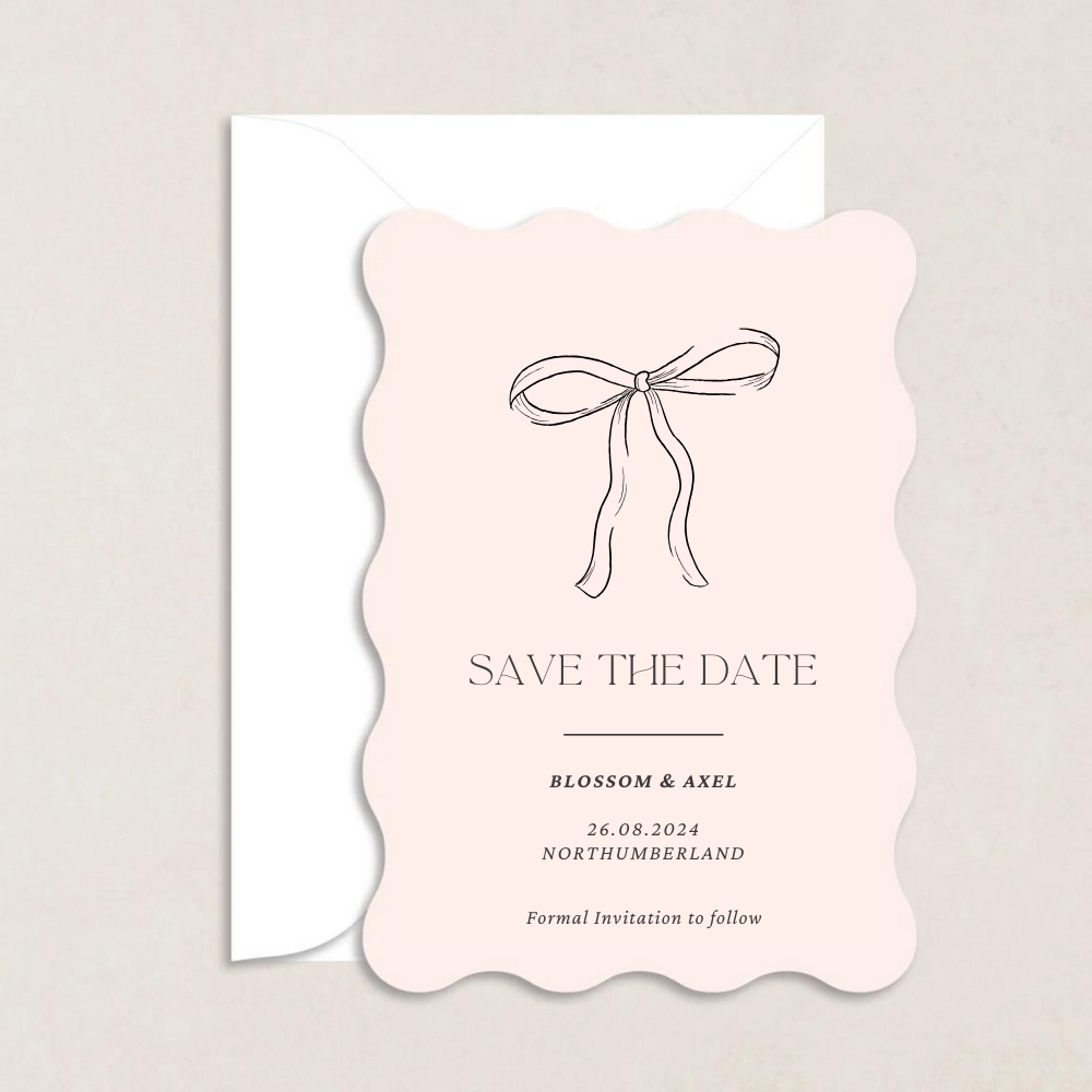Blossom Wedding Save the Date - The Ivy Collection | Luxury Wedding Stationery