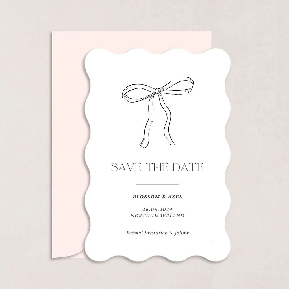 Blossom Wedding Save the Date - The Ivy Collection | Luxury Wedding Stationery