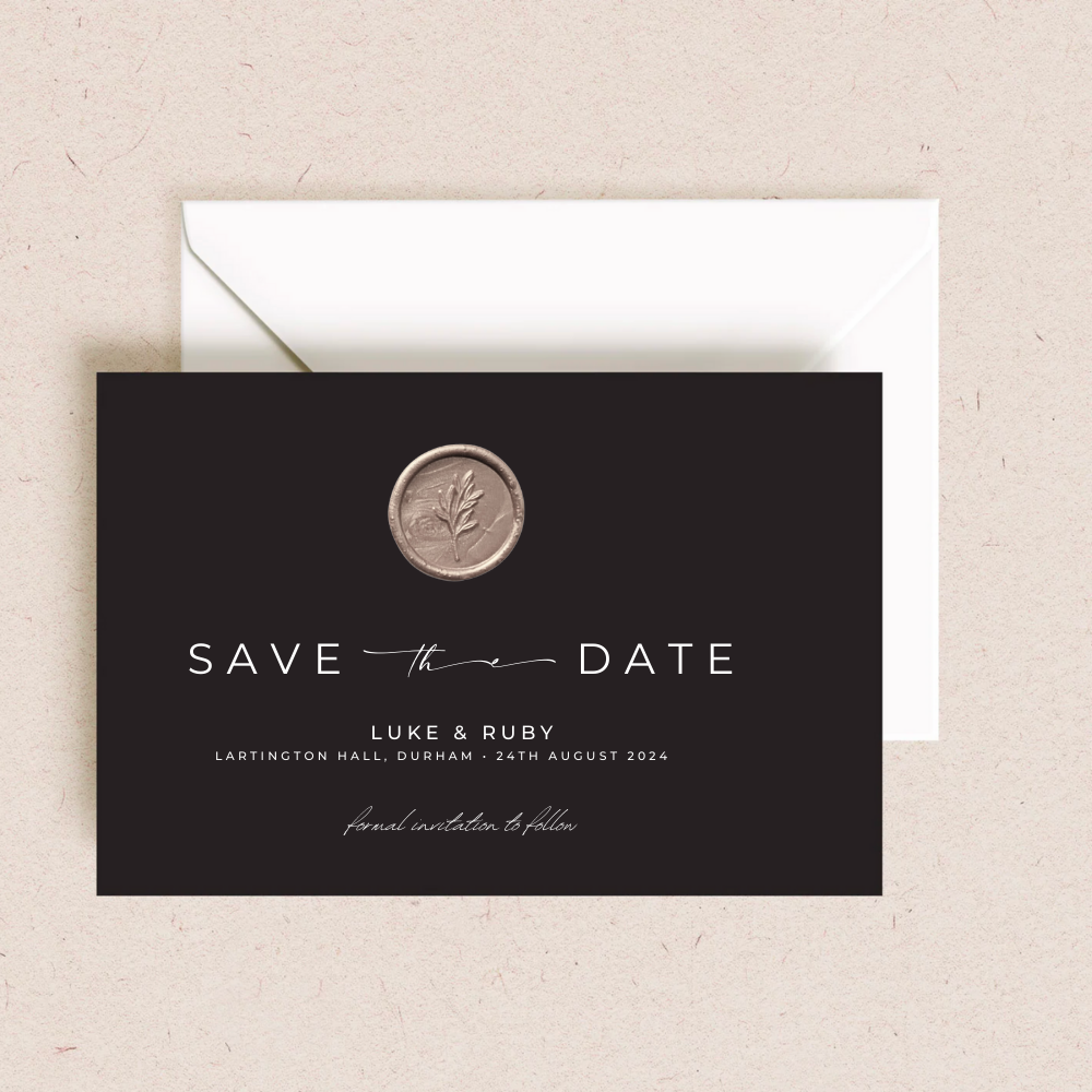 Ruby Wedding Save the Date