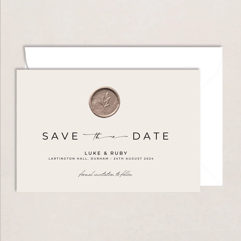 Ruby Wedding Save the Date