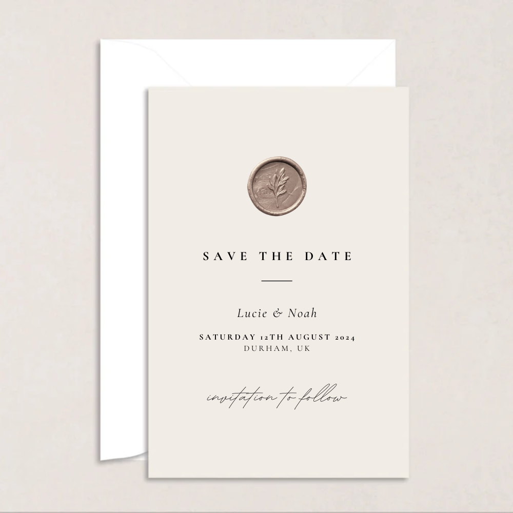 Lucie Wedding Save the Date