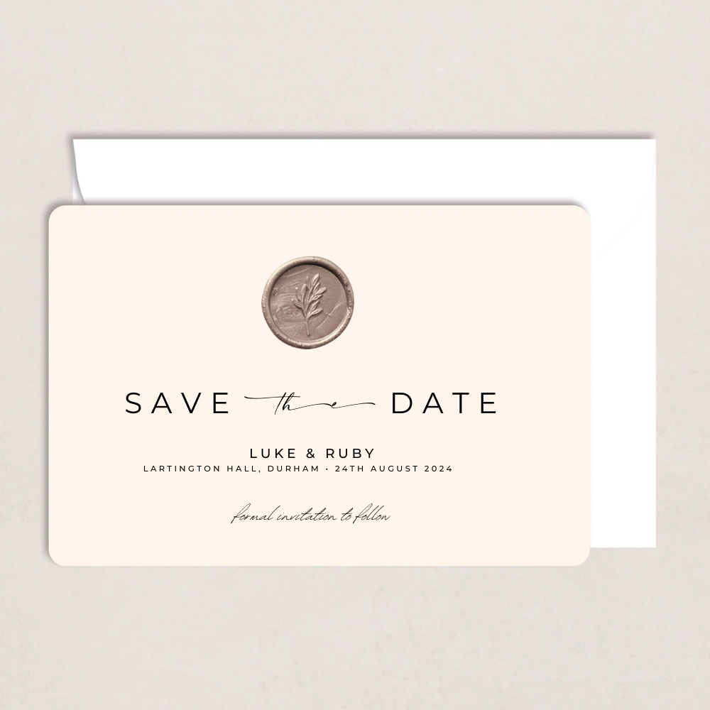 Ruby Wedding Save the Date