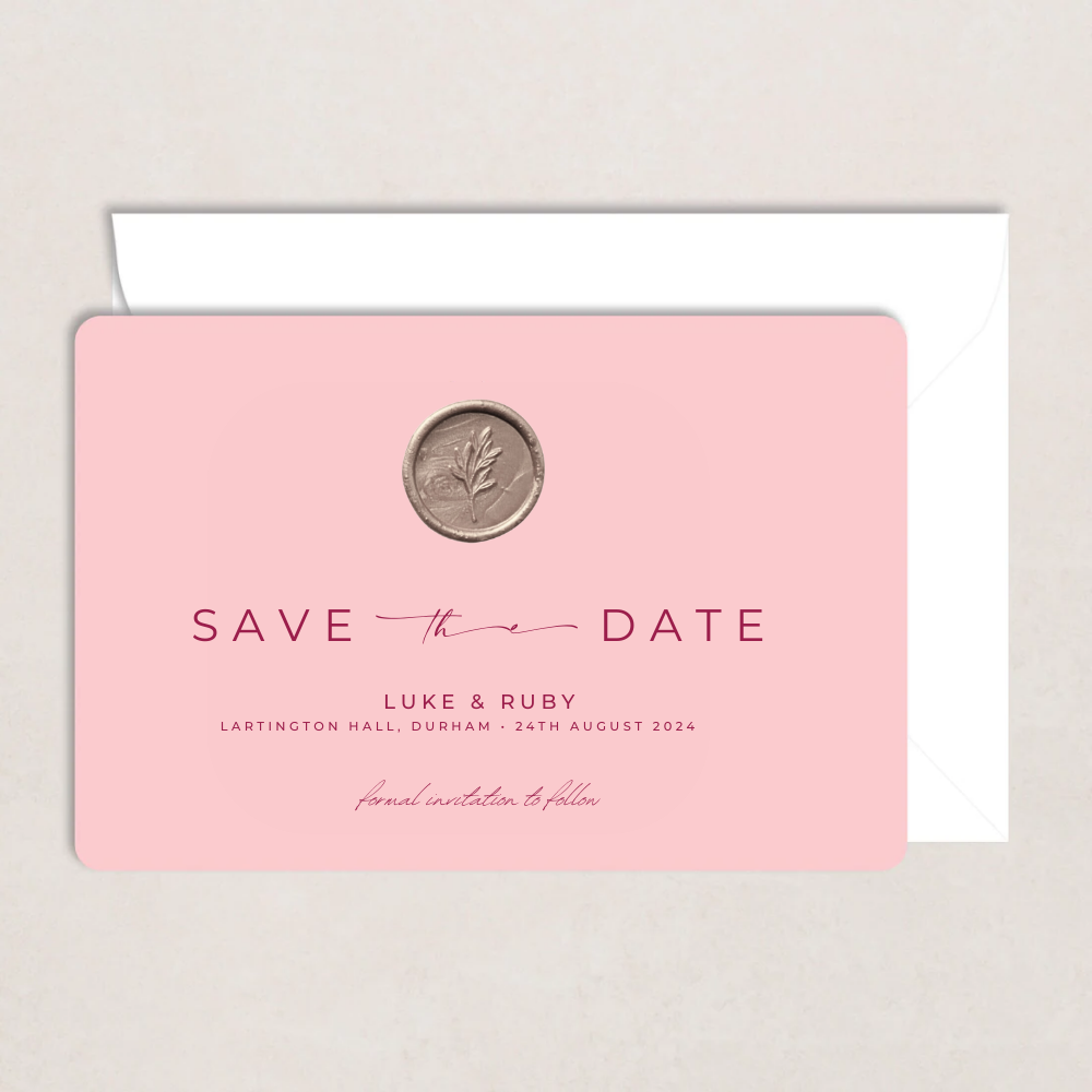 Ruby Wedding Save the Date