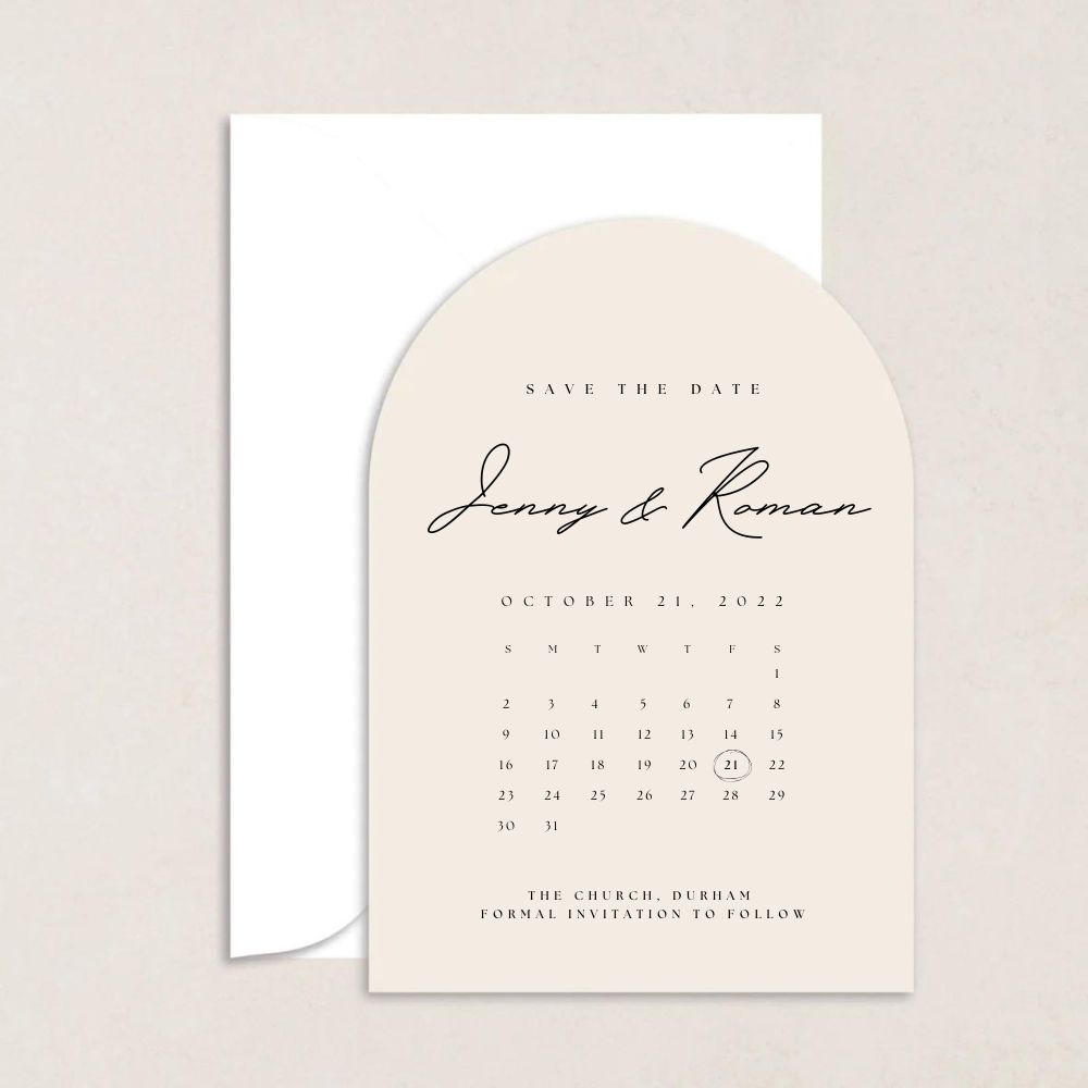 Jenny Wedding Save the Date
