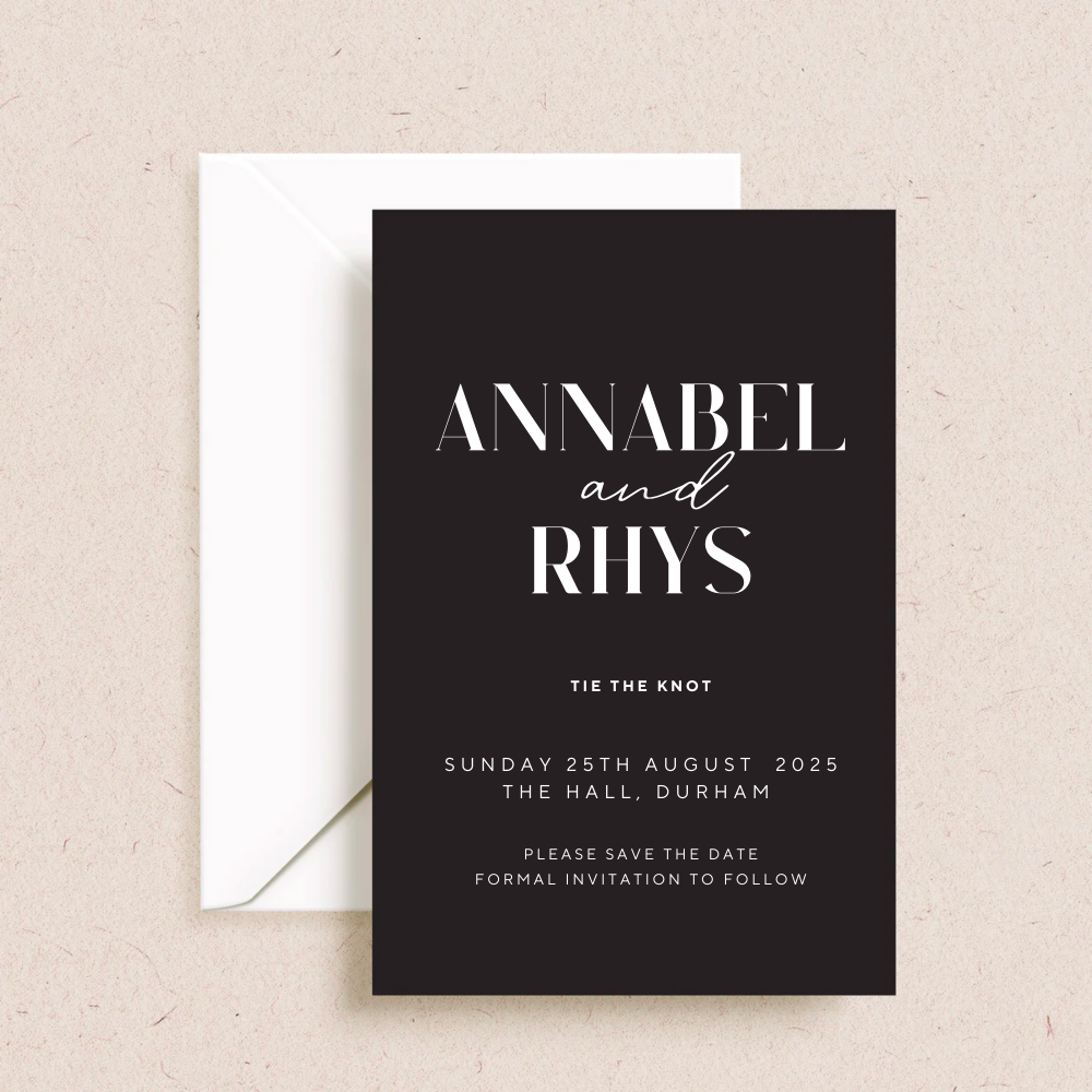 Annabel Wedding Save the Date - The Ivy Collection | Luxury Wedding Stationery
