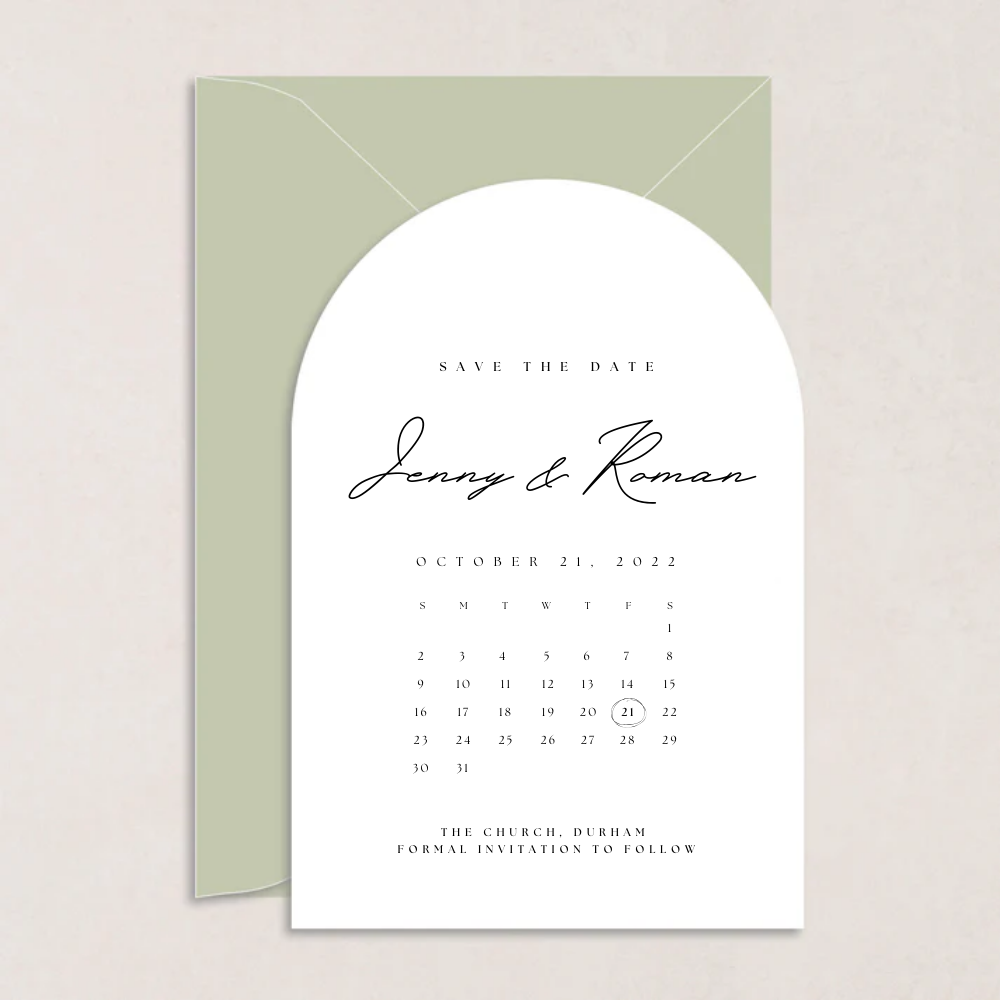Jenny Wedding Save the Date
