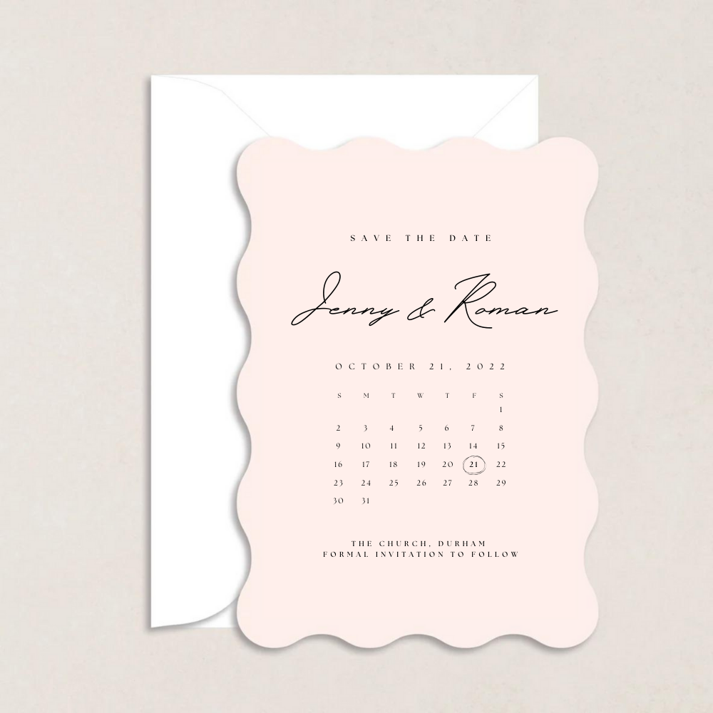 Jenny Wedding Save the Date