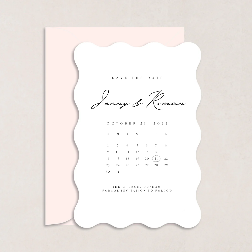 Jenny Wedding Save the Date