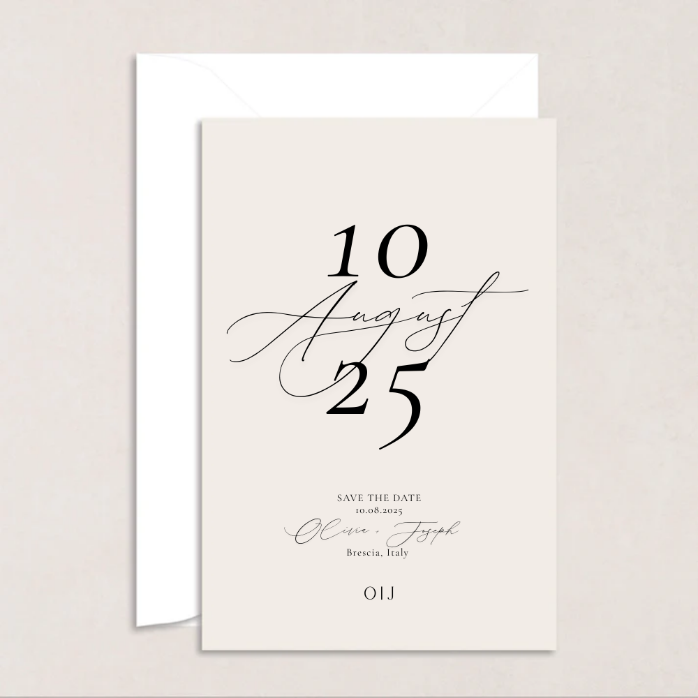 Olivia Wedding Save the Date