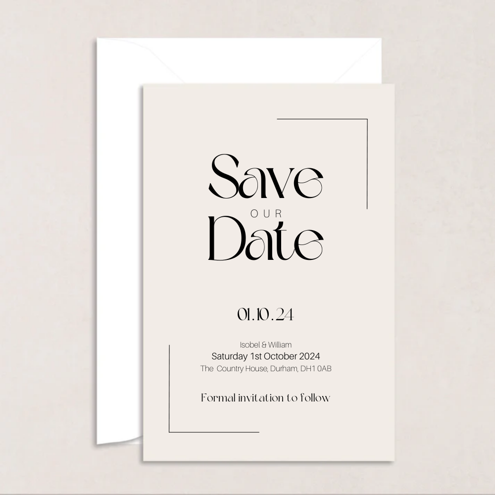 Isobel Wedding Save the Date