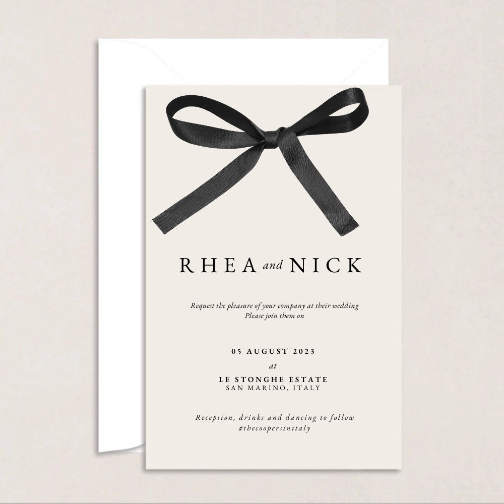 Rhea Wedding Invitations - The Ivy Collection | Luxury Wedding Stationery