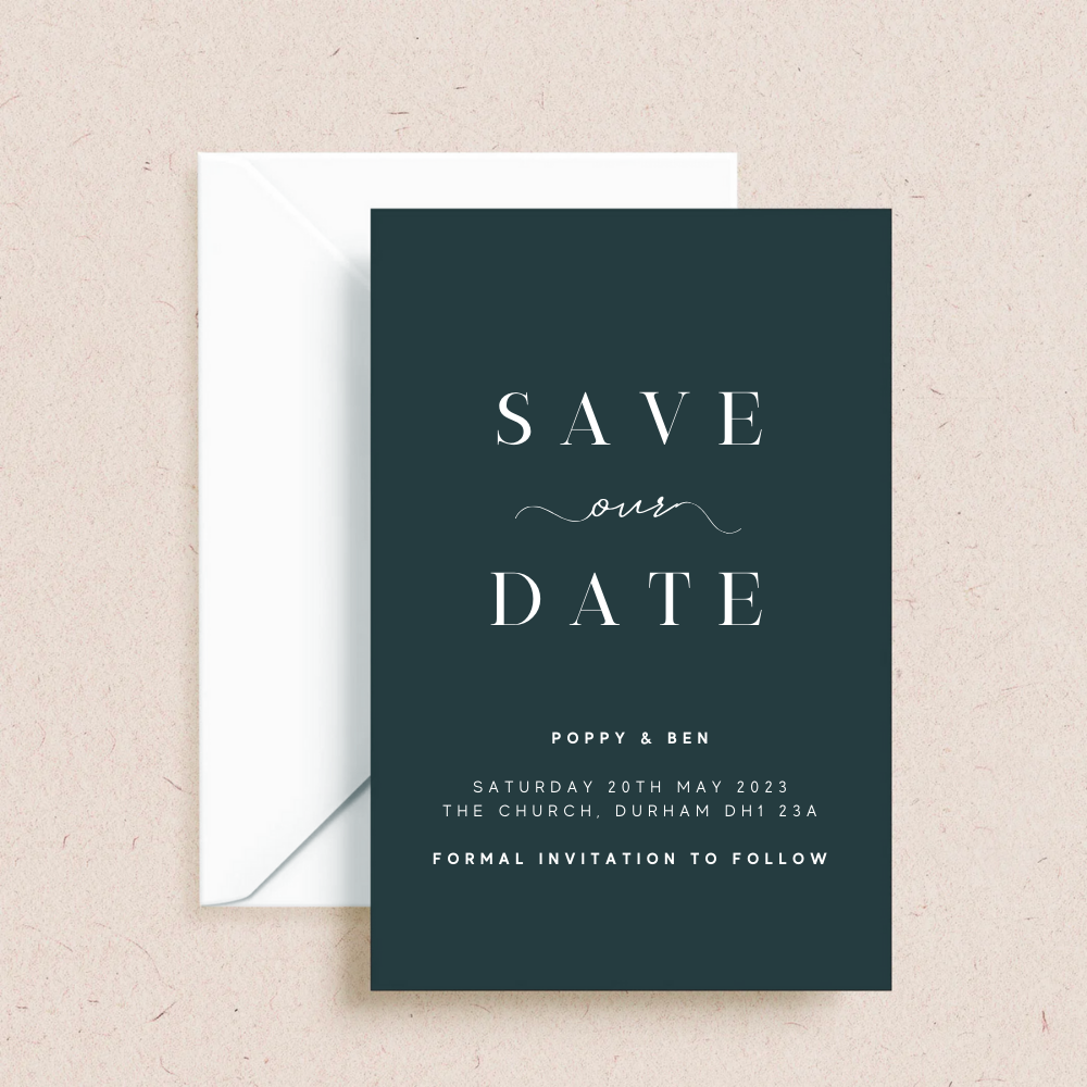 Poppy Wedding Save the Date