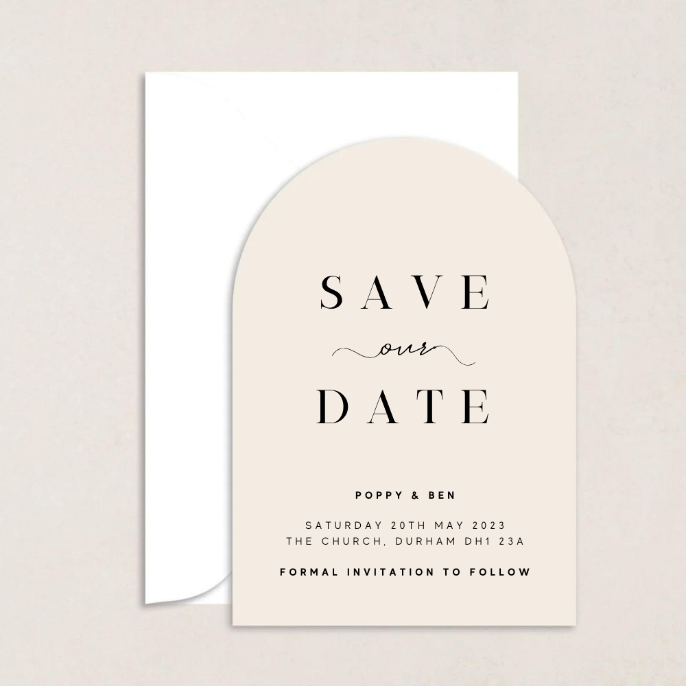 Poppy Wedding Save the Date