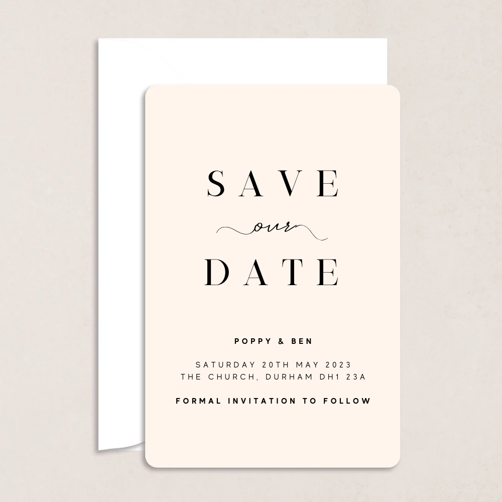 Poppy Wedding Save the Date